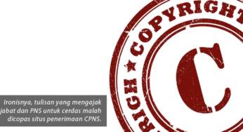 Cara Atasi Tulisan dari Kejahatan Copas