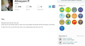 Jejak Afriyani Di Foursquare, National Geographic, IndonesianCupid, dan Produser Iklan