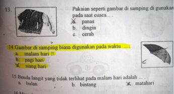 Aneh, Soal Ujian SD Kayak Begini Amat Ya..!