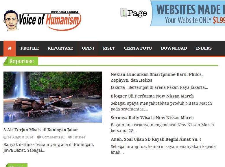 Tampilan web baru (harjasaputra.com)