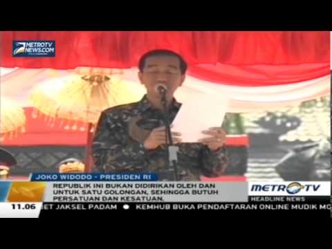 Ilustrasi: pidato presiden di Blitar (metrotv)