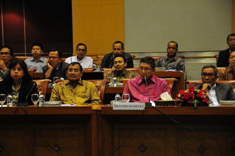 Rapat Kerja Komisi VIII DPR RI dengan Menteri Agama RI berakhir tidak kondusif (harjasaputra)
